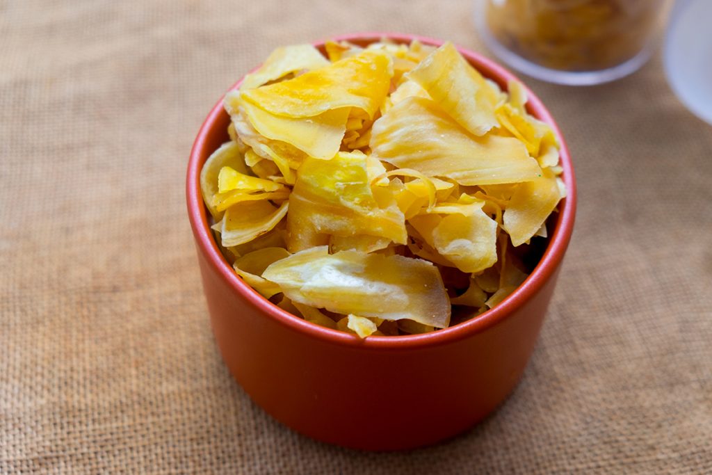 Getrocknete Jackfruit-Chips