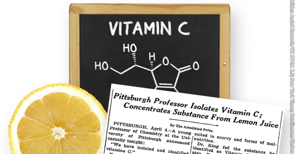 Über die Entdeckung von Vitamin C berichtete die New York Times 1932