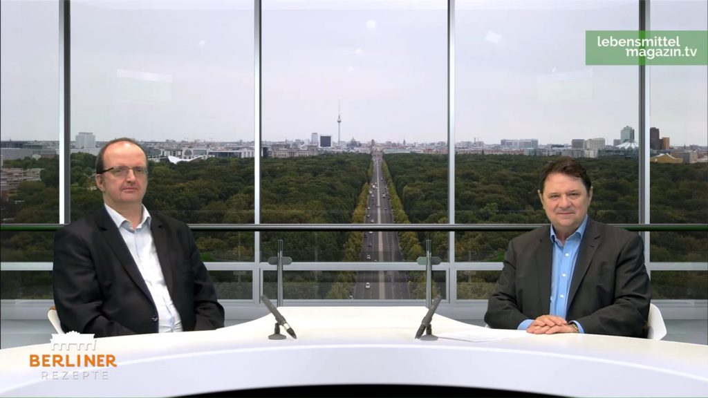 Thomas Lutze (Die Linke) diskutierte mit Christoph Minhoff im Polittalk "Berliner Rezepte" über die Coronakrise.