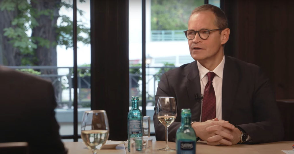 Berlins Regierender Bürgermeister Michael Müller in der Webtalkshow "Küchenkabinett".