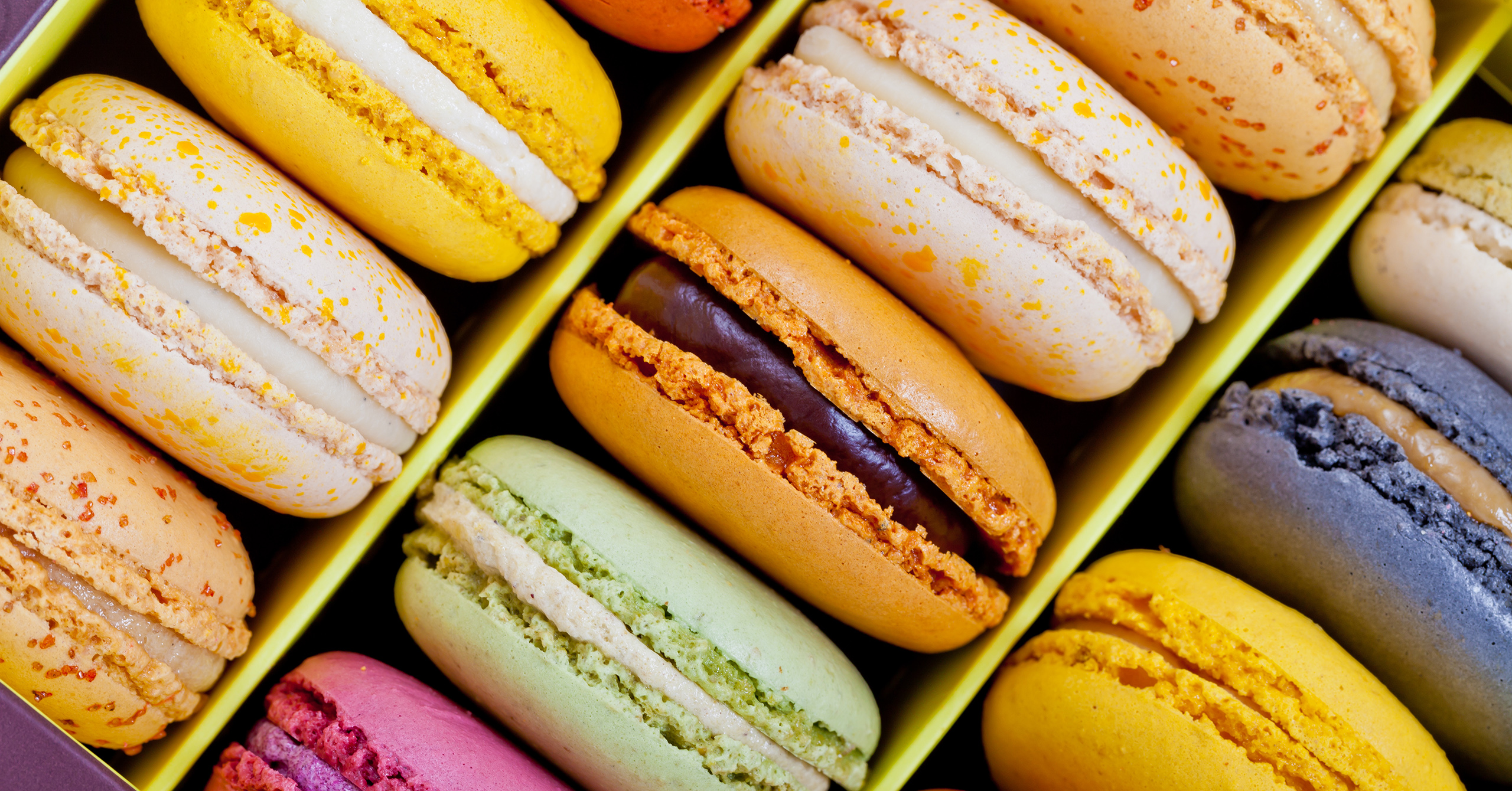 Bunte Macarons