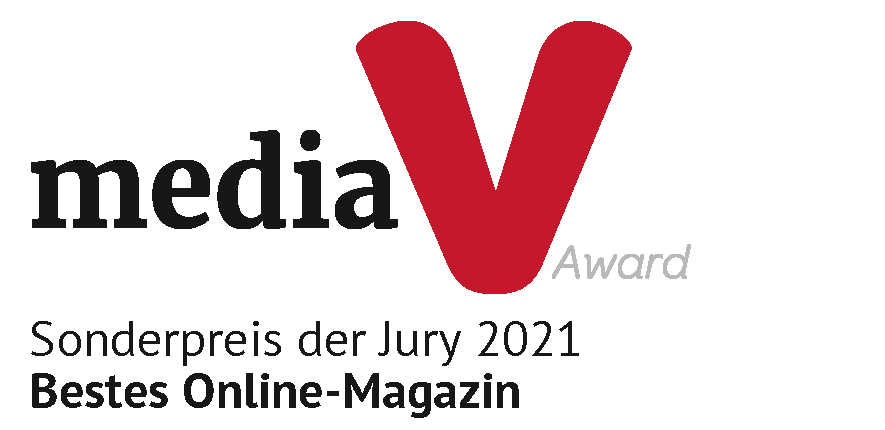 media V Award 2021 als Bestes Online-Magazin für lebenmittelmagazin.de