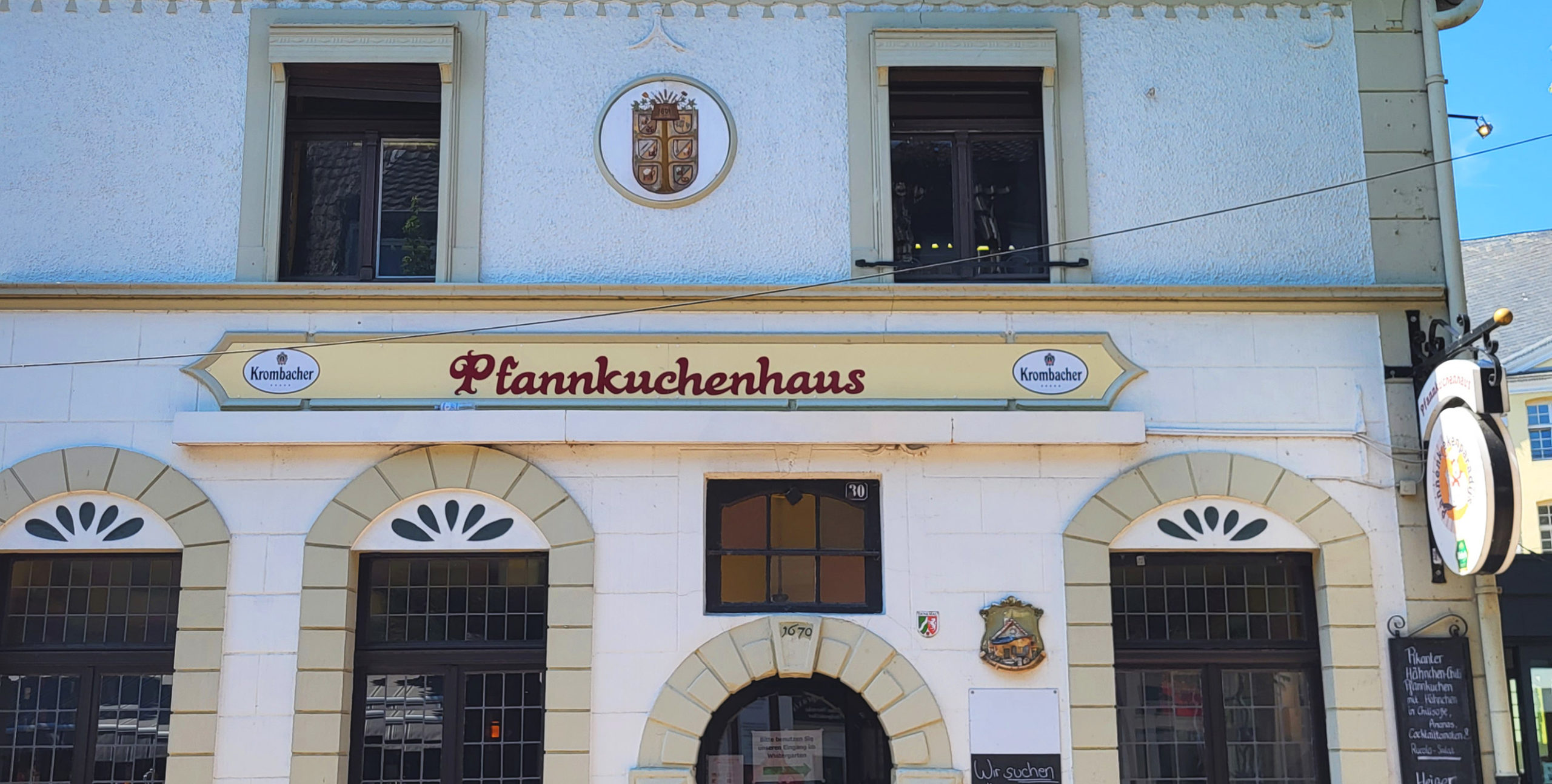 Pfannkuchenhaus von außen