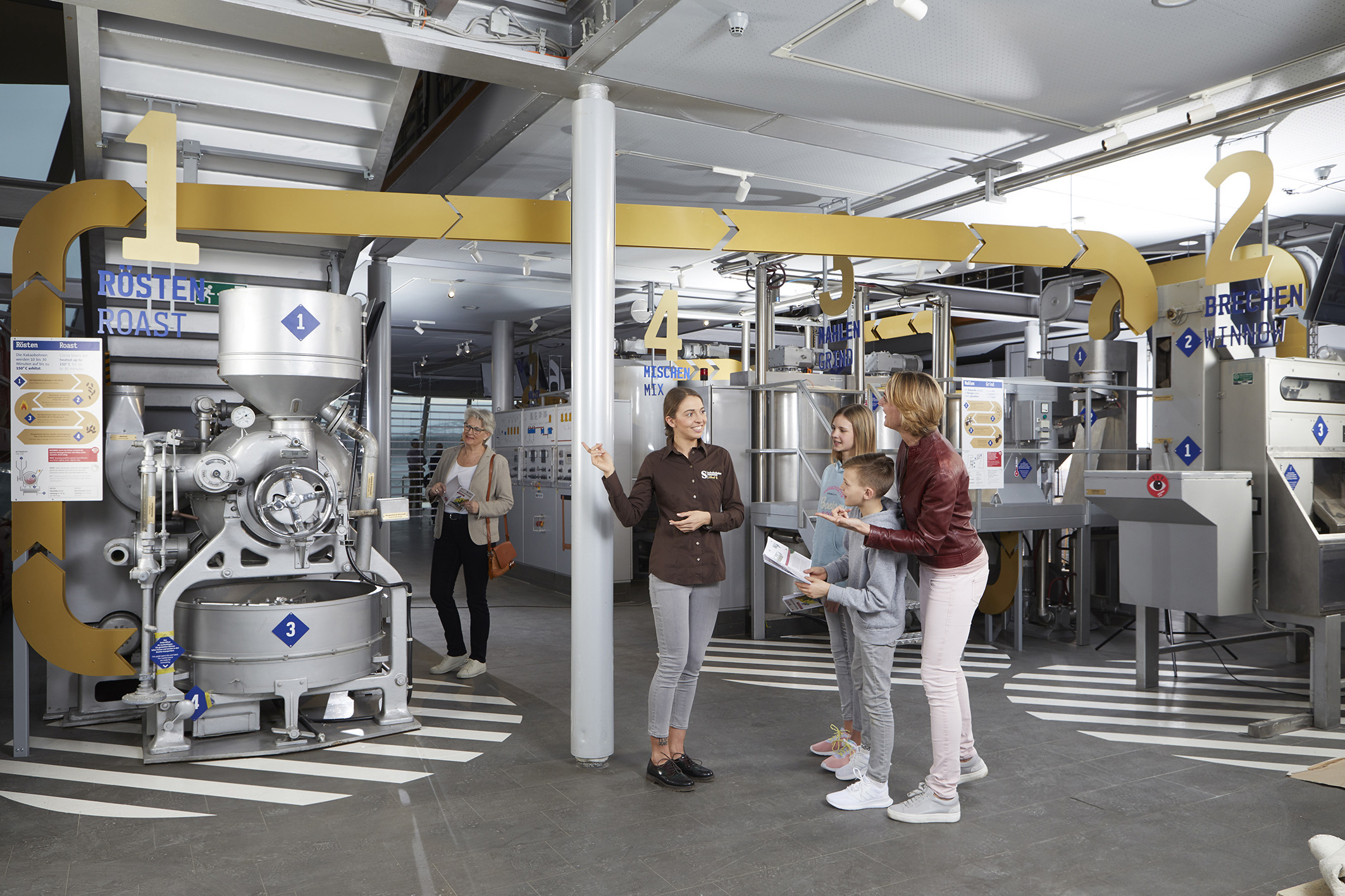 Blick in die Fabrik vom Schokoladenmuseum