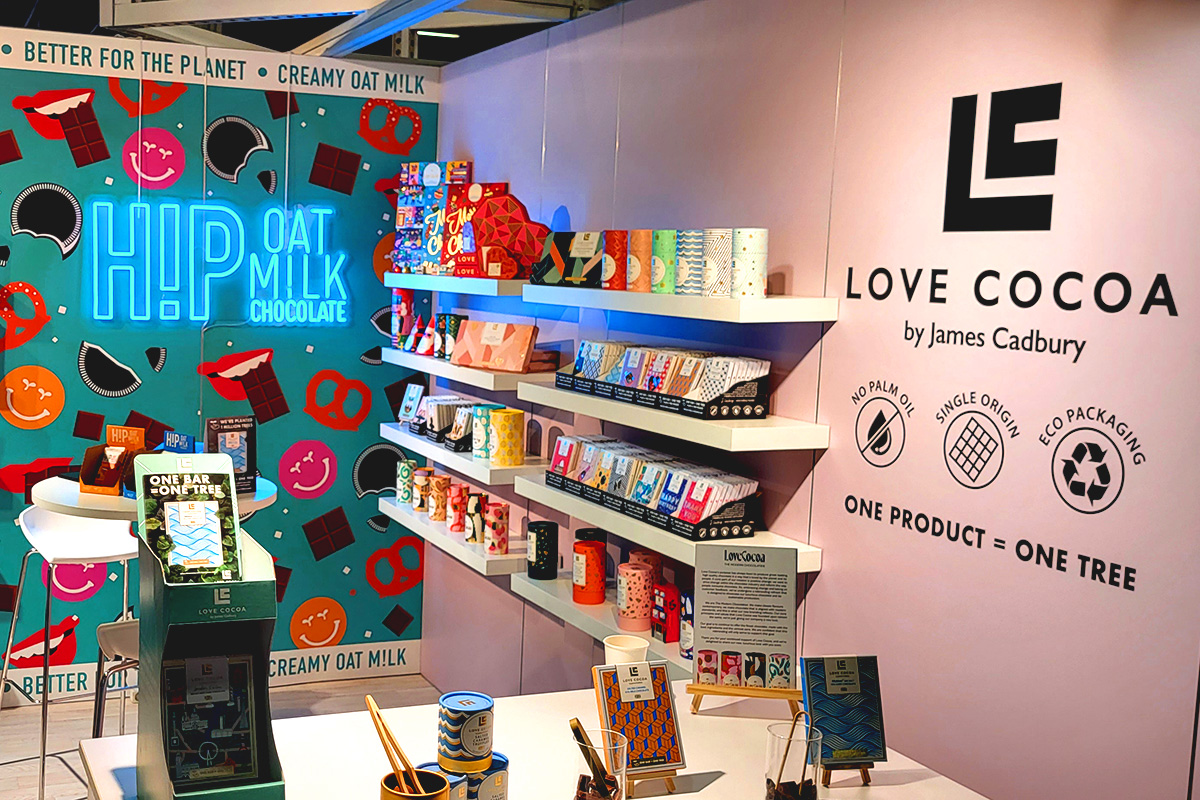 Stand von Love Cocoa auf der ISM 2023