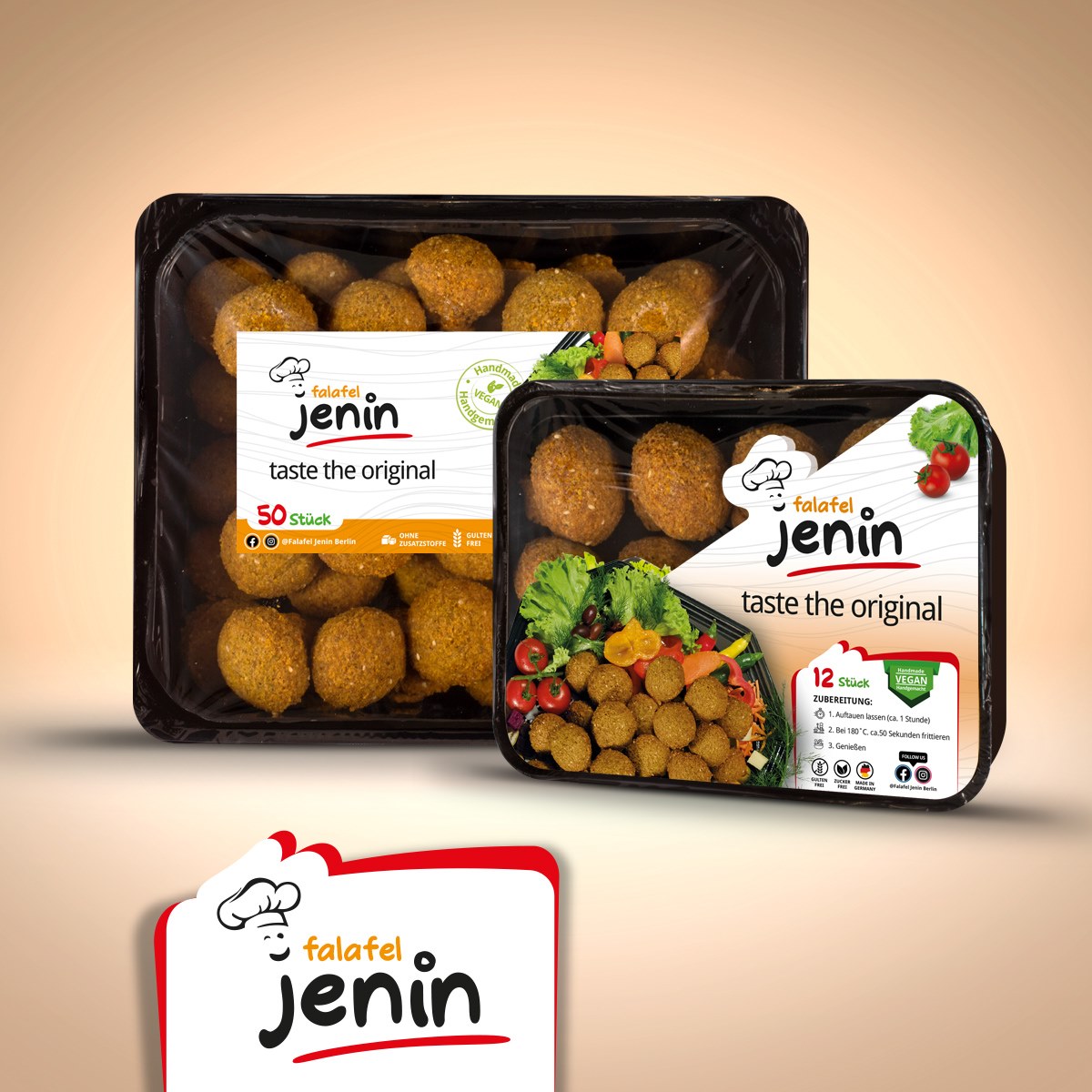 Falafel Jenin gibt es seit 2019 auch als Tiefkühlprodukt.