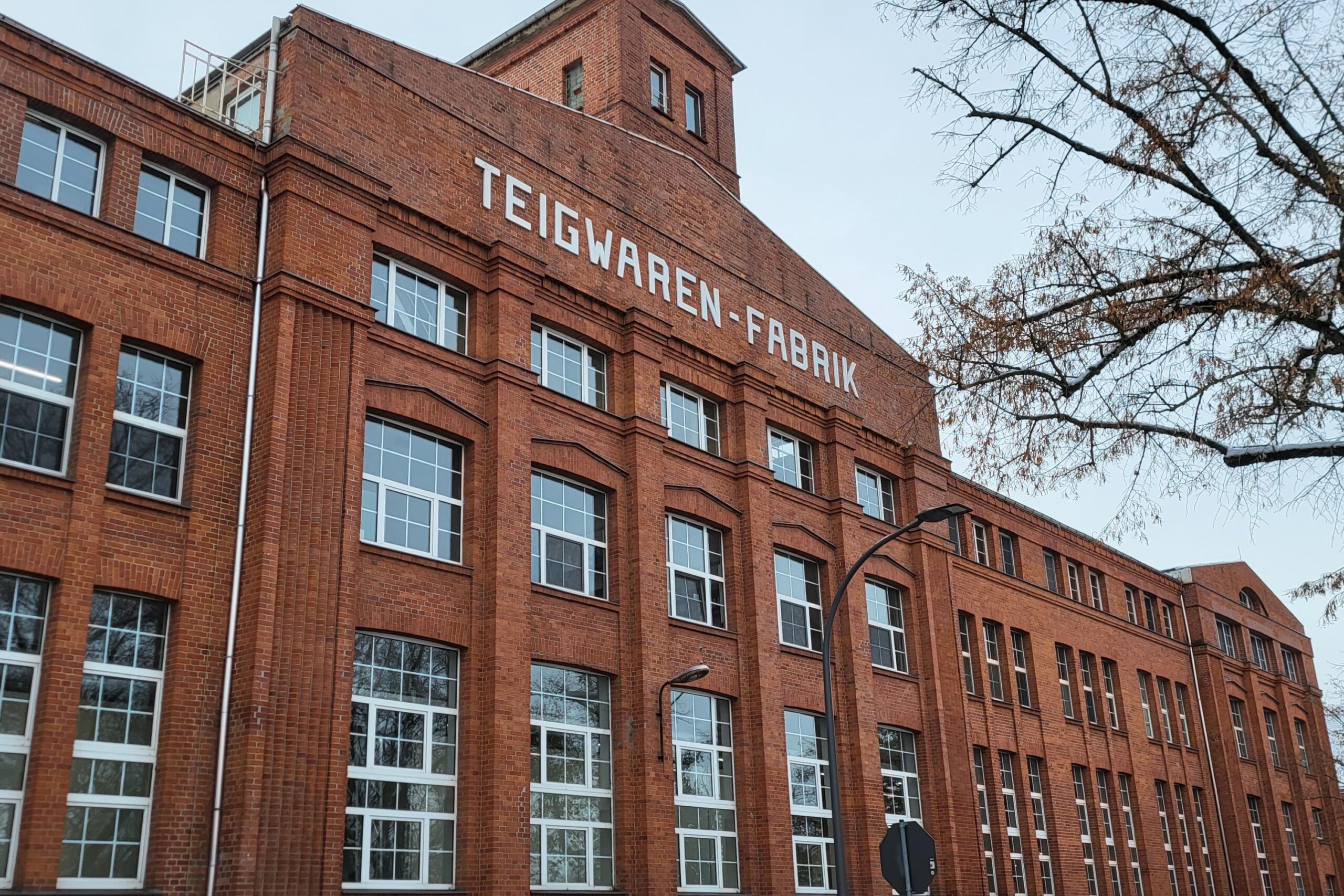 Außenfassade der Teigwaren-Fabrik von Riesa