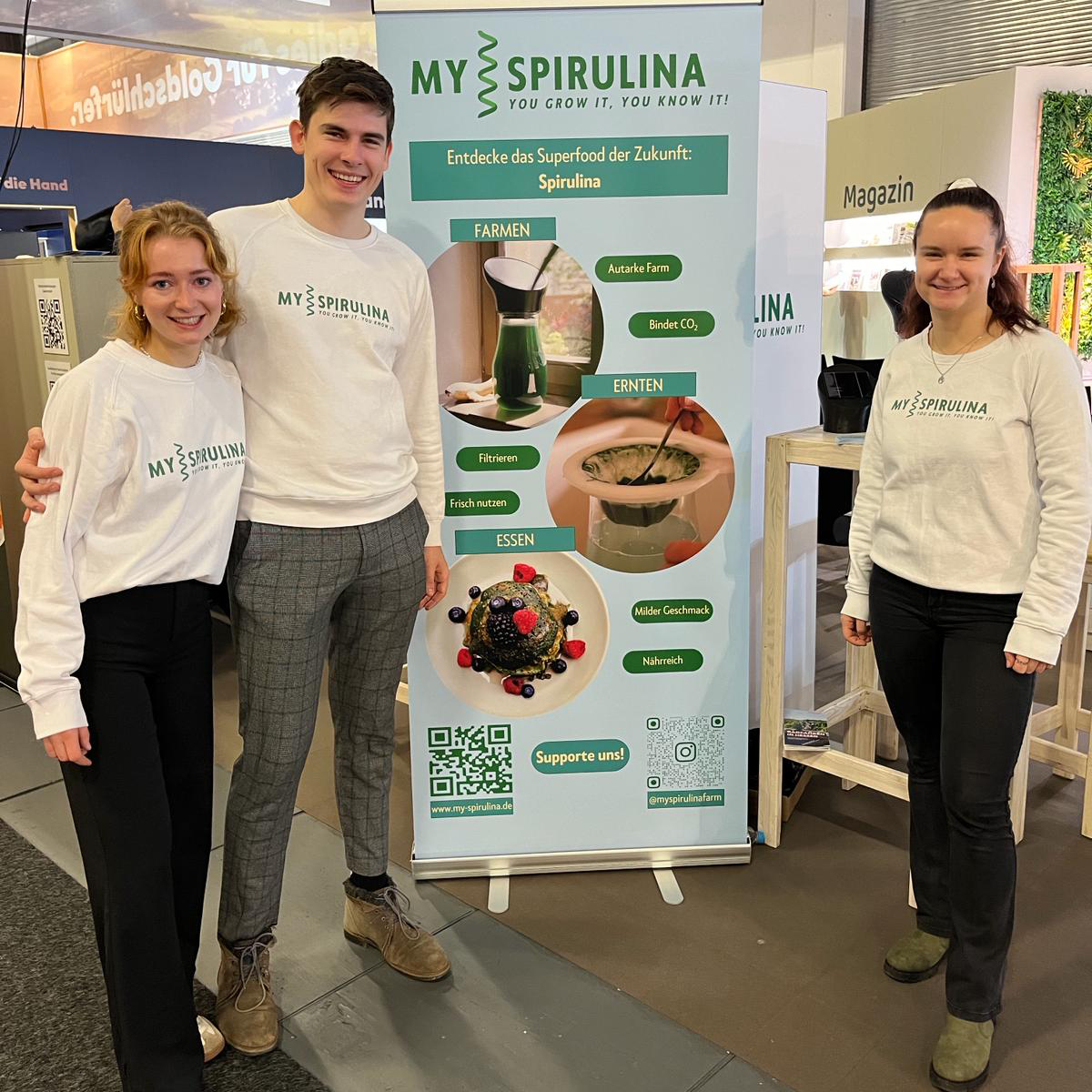 Das Start-up My-Spirulina auf der Grünen Woche 2024