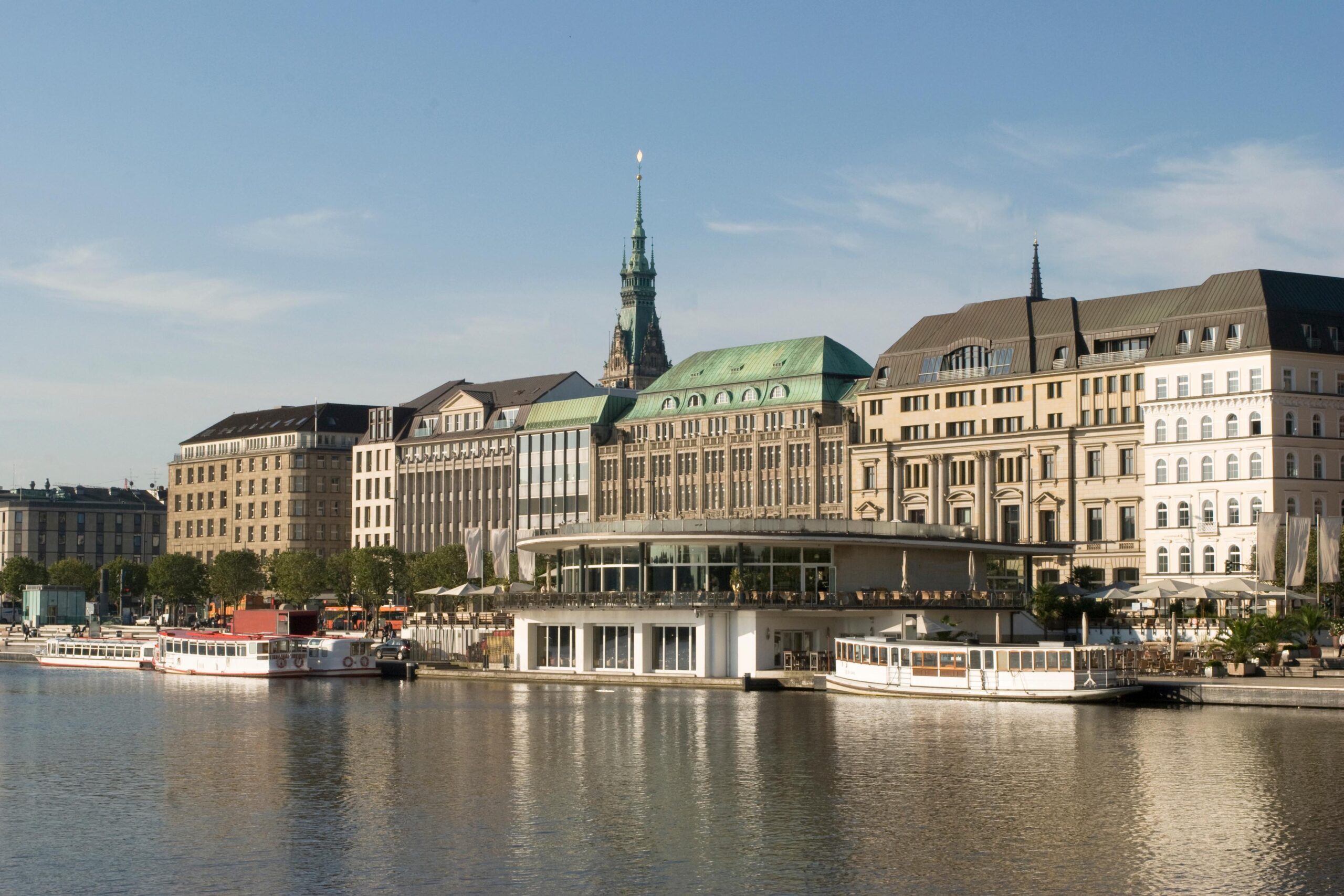 Der Alsterpavillon in Hamburg