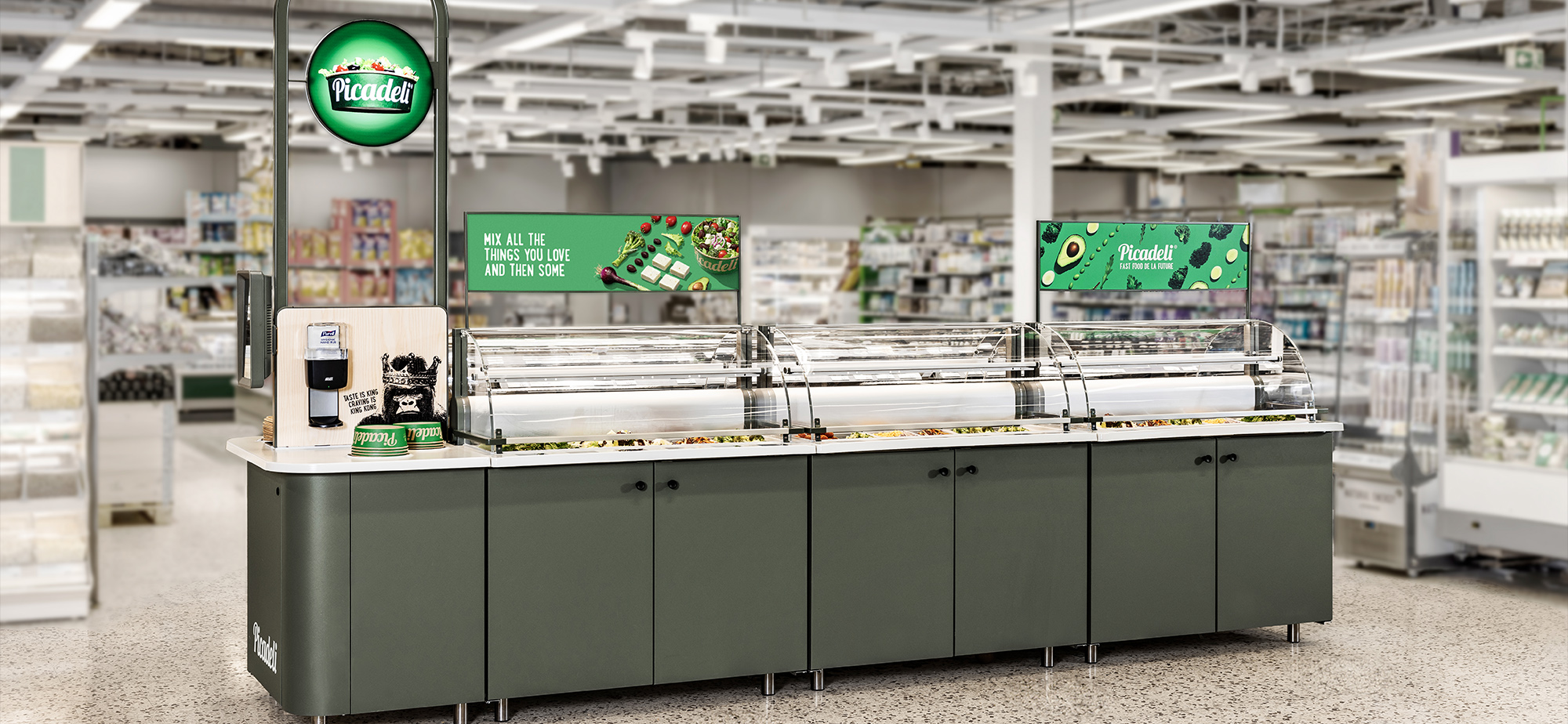 Die KI-Salatbar in einem Supermarkt