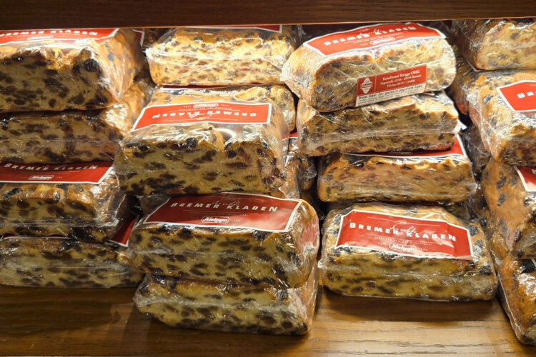 Rosinen satt: Der Bremer Klaben